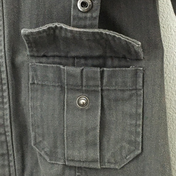 Faux Fur Collar Denim Jacket - Picture 9 of 14